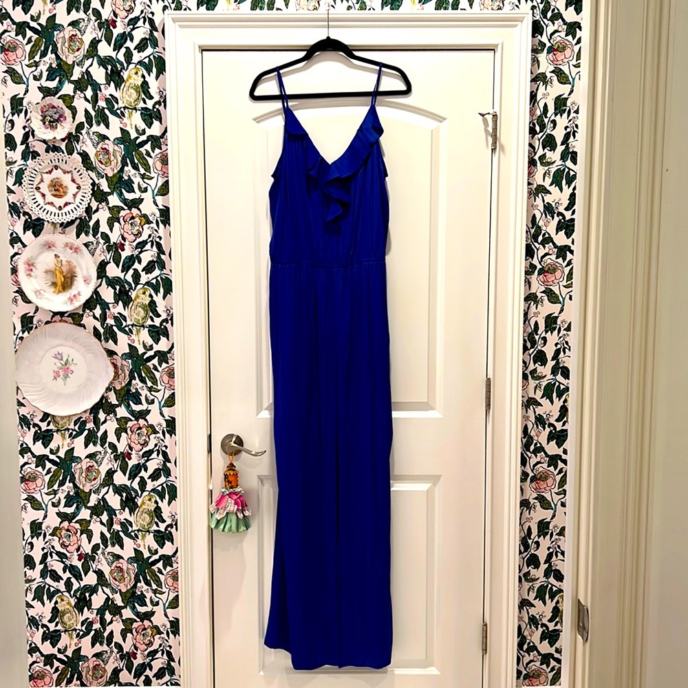 Lilly Pulitzer Tinley Jumpsuit in Royal Purple Size XL New with tags